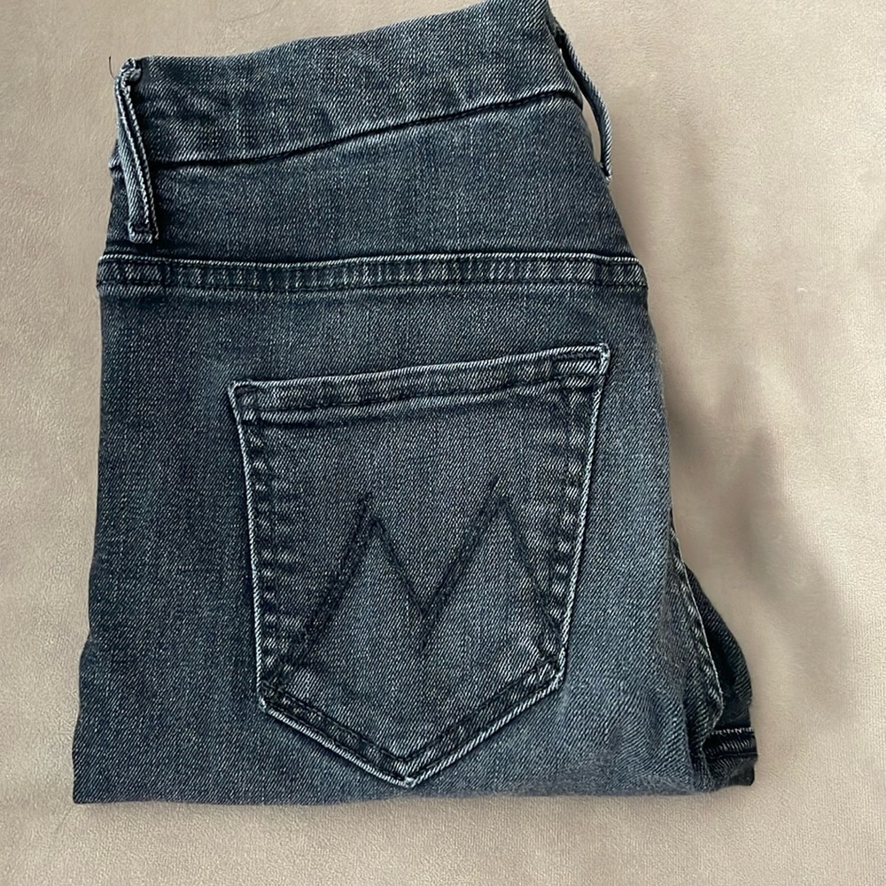 MOTHER denim black skinny jeans Size: 24